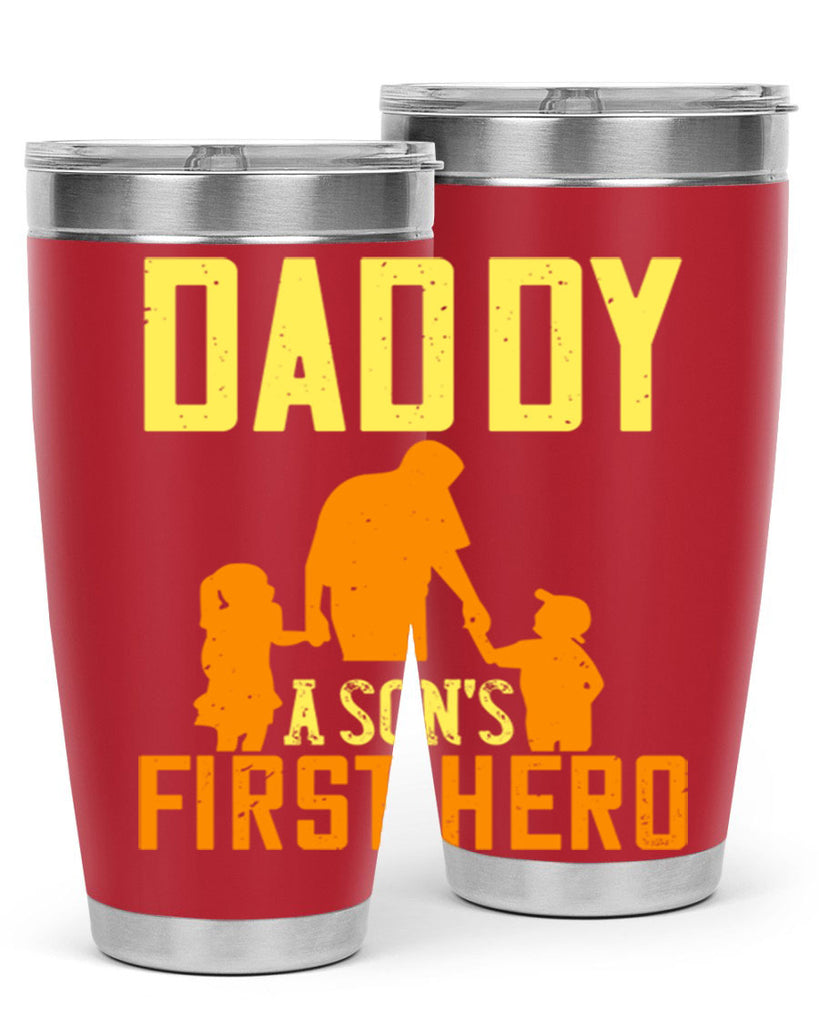 daddy a sons first hero 249#- fathers day- Tumbler