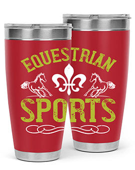 equestrian sports Style 55#- horse- Tumbler