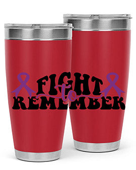 fight to remember 144#- alzheimers- Tumbler