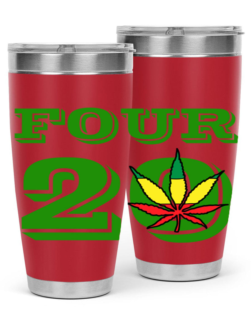 four twenty 87#- marijuana- Tumbler