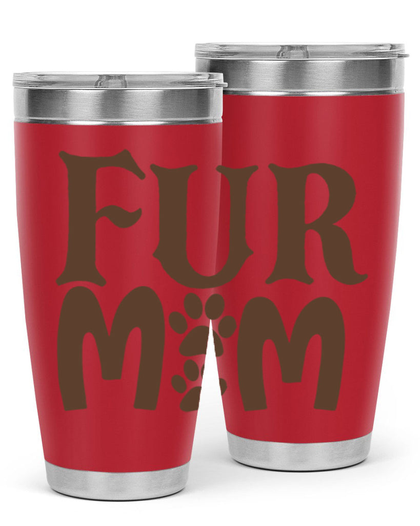 fur mom 266#- mom- Tumbler