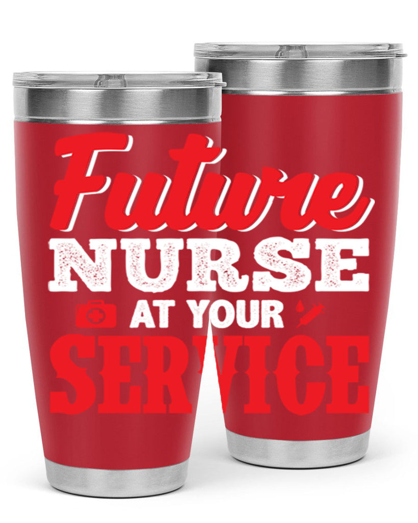 future nurse at your servicepng Style 241#- nurse- tumbler