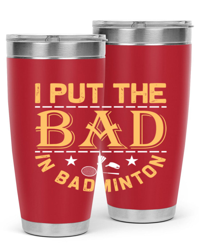 i 1056#- badminton- Tumbler