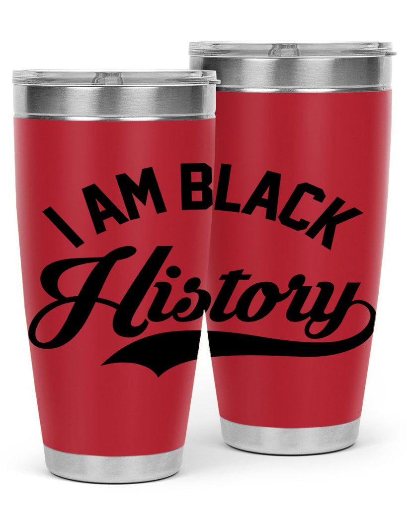 i am black  history 118#- black words phrases- Cotton Tank