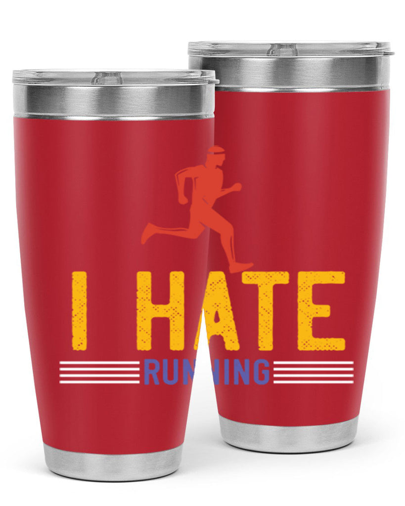 i hate running 40#- running- Tumbler