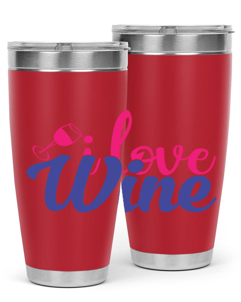 i love wine 402#- mom- Tumbler