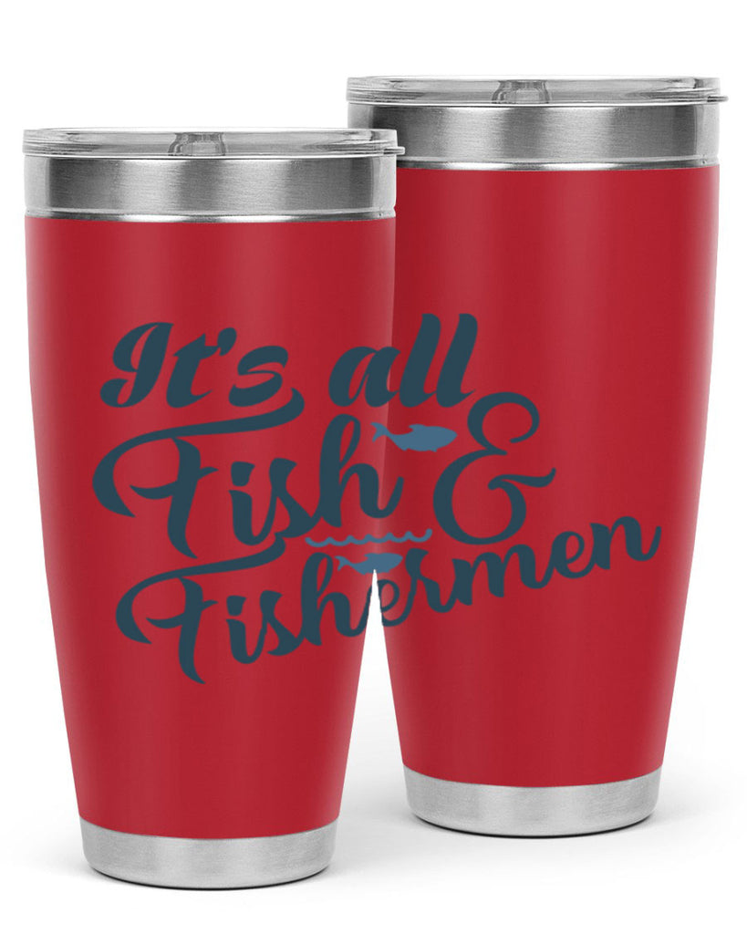 its all fish 80#- fishing- Tumbler