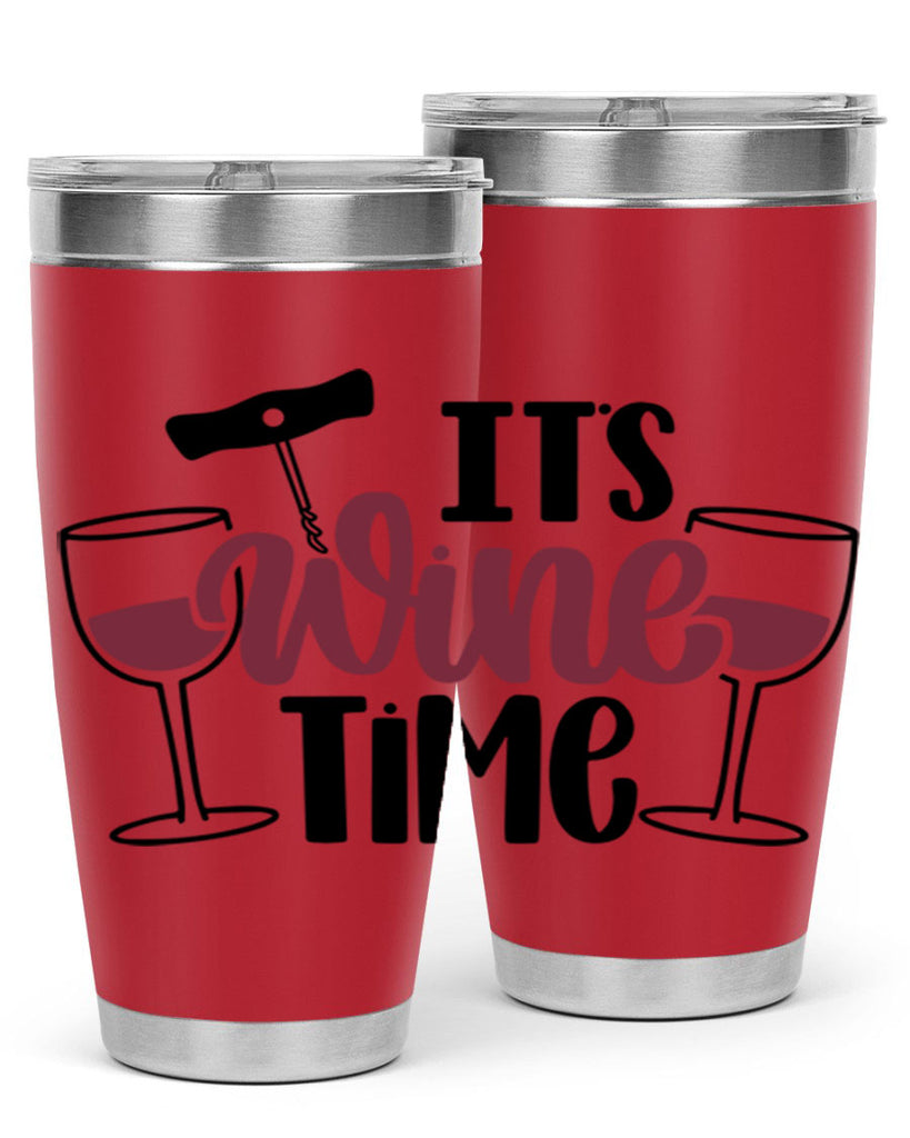 its wine time 46#- wine- Tumbler