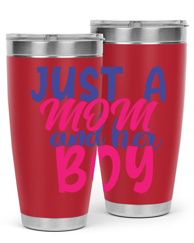 just a mom and her boy 392#- mom- Tumbler