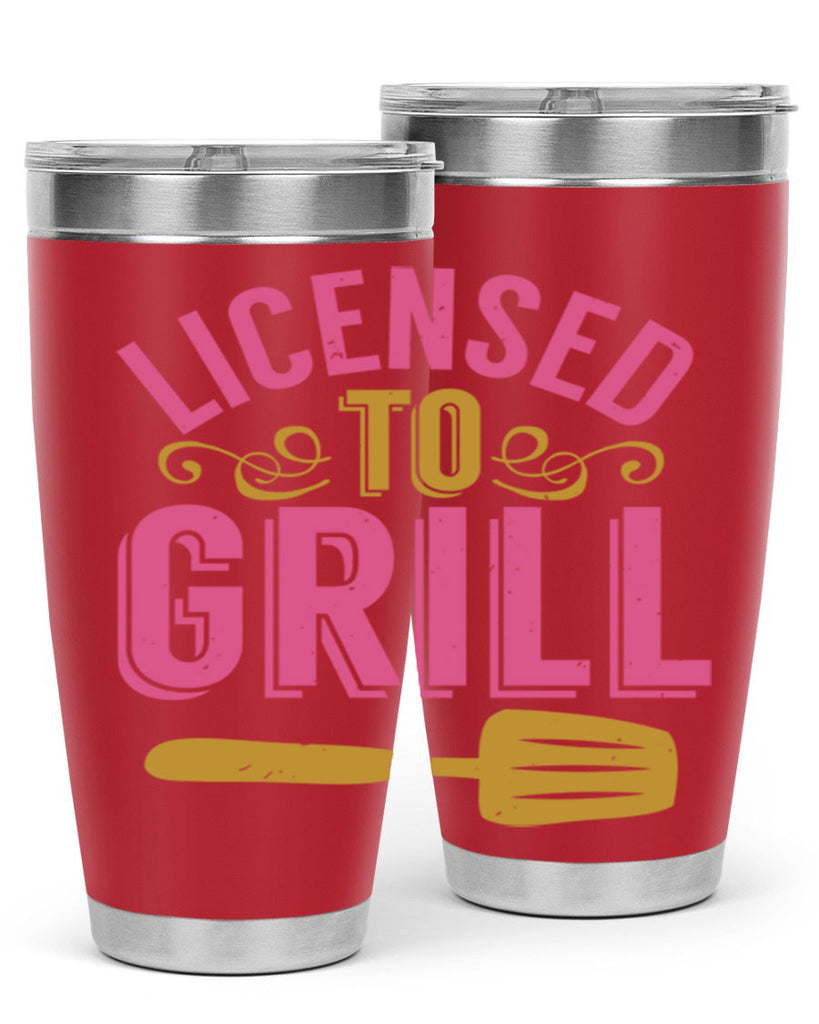 licensed to grill 24#- bbq- Tumbler