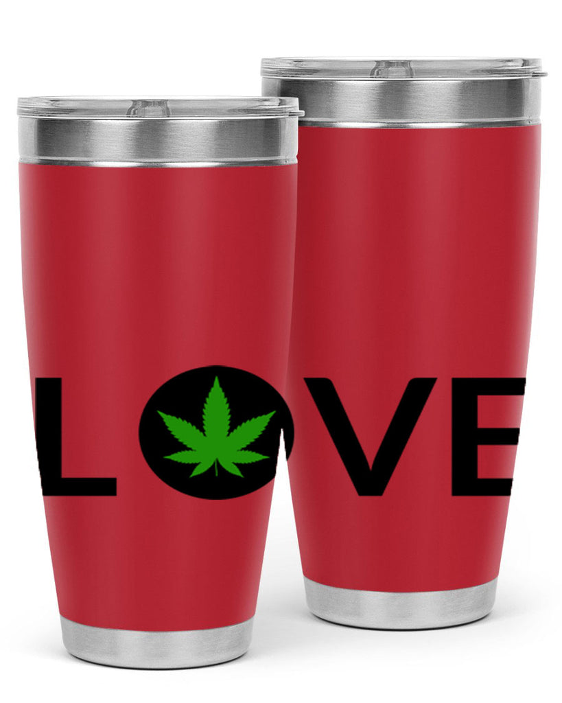 love cannabis 189#- marijuana- Tumbler