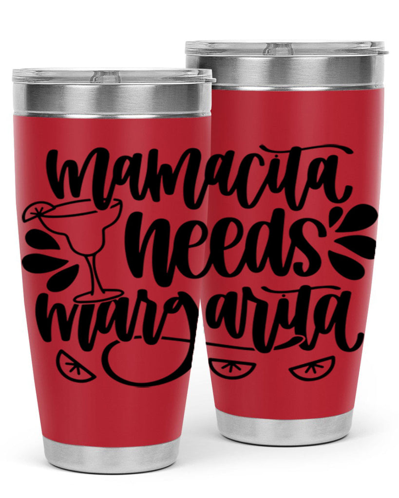 mamacita needs margarita 40#- wine- Tumbler