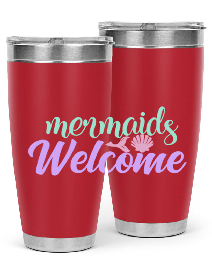 mermaids welcome 6#- mermaid- Tumbler