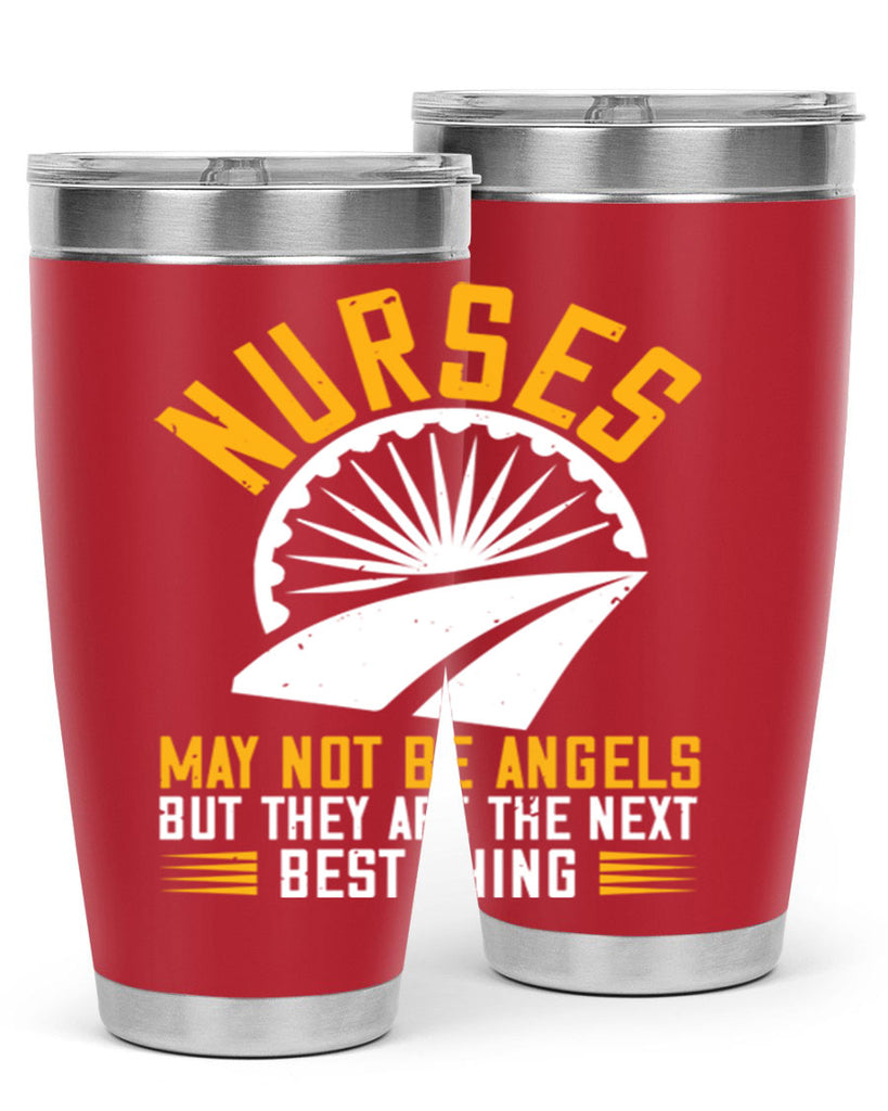 nurses may not be angels Style 265#- nurse- tumbler