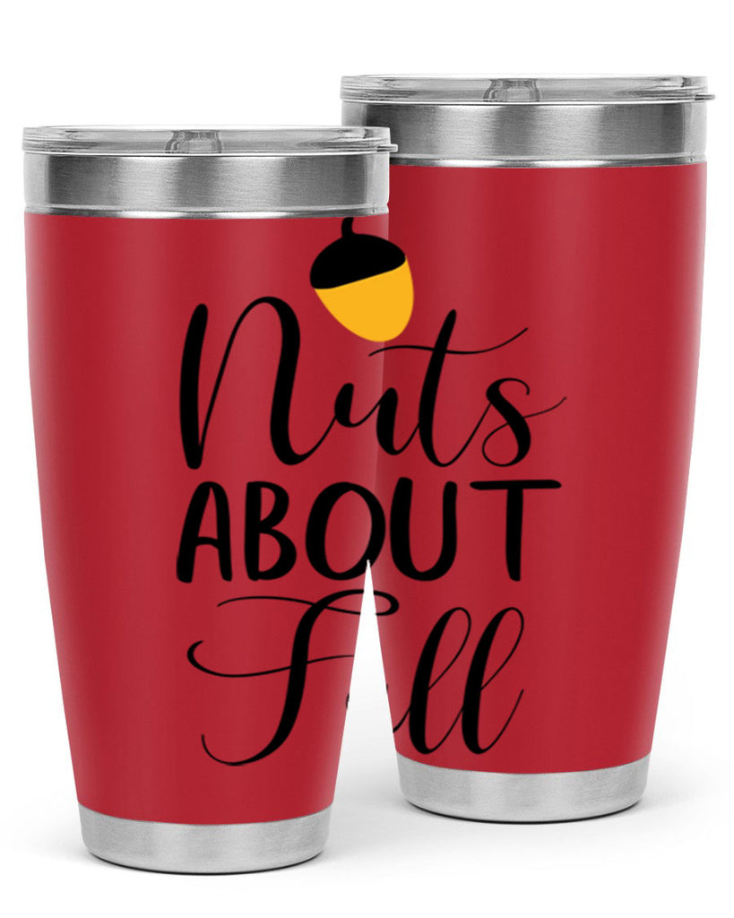 nuts about fall 445#- fall- Tumbler