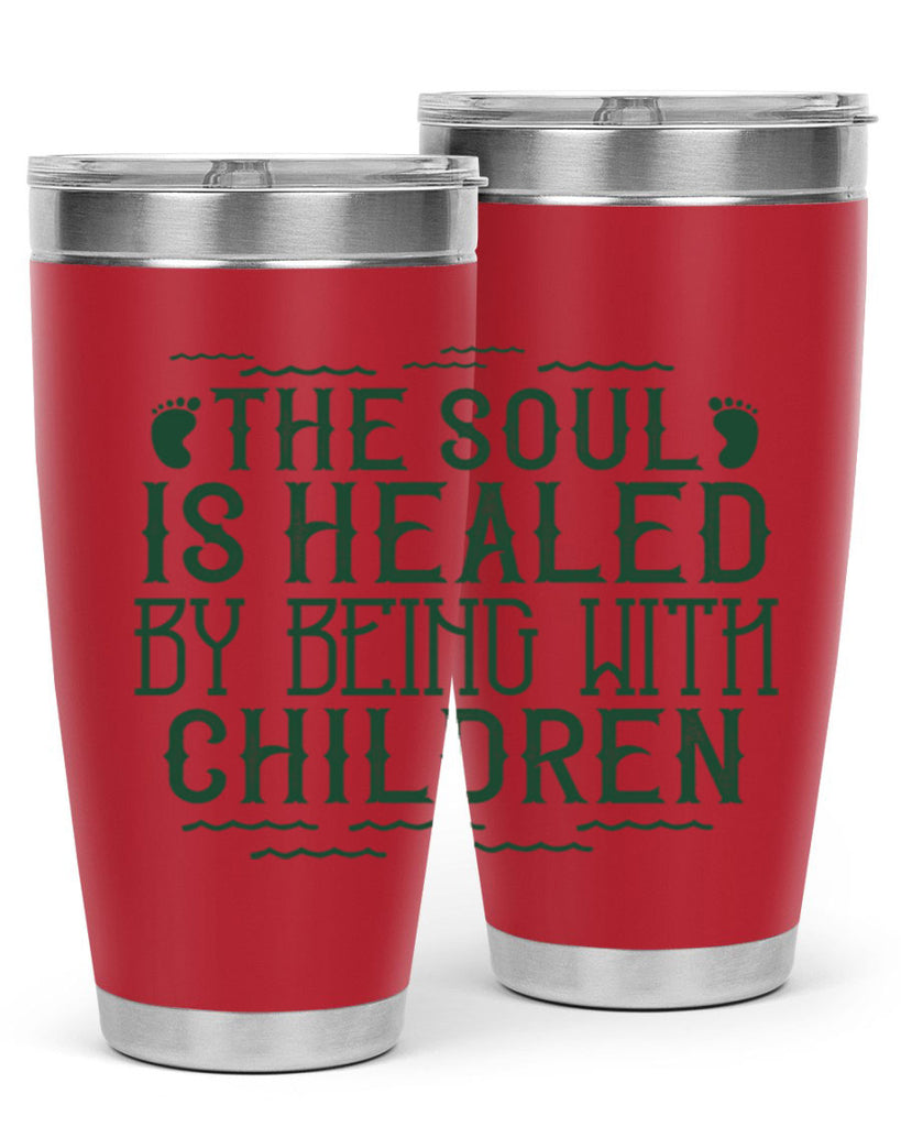 oThe soul is healed by being with children Style 24#- baby- Cotton Tank