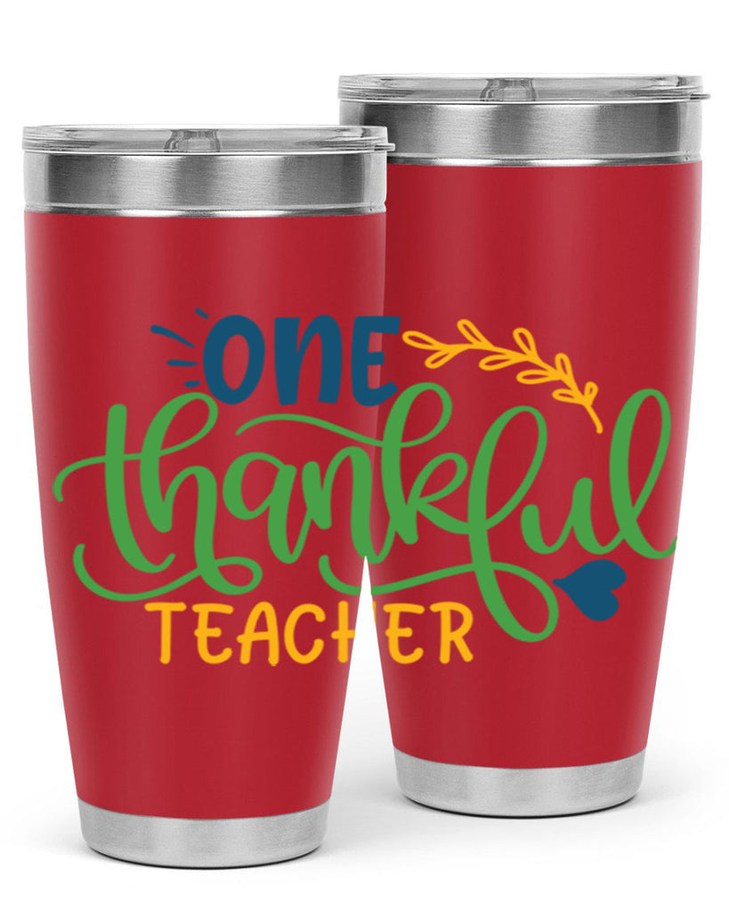 one thankful teacher Style 156#- teacher- tumbler