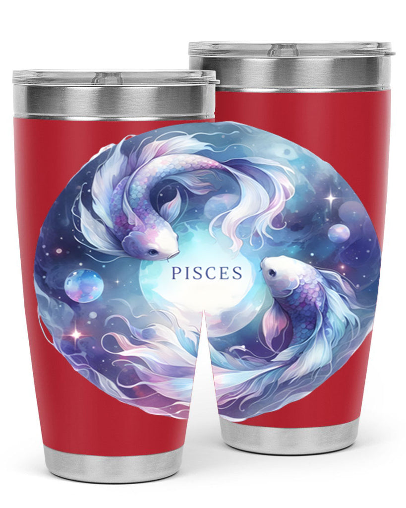 pisces 348#- zodiac- Tumbler