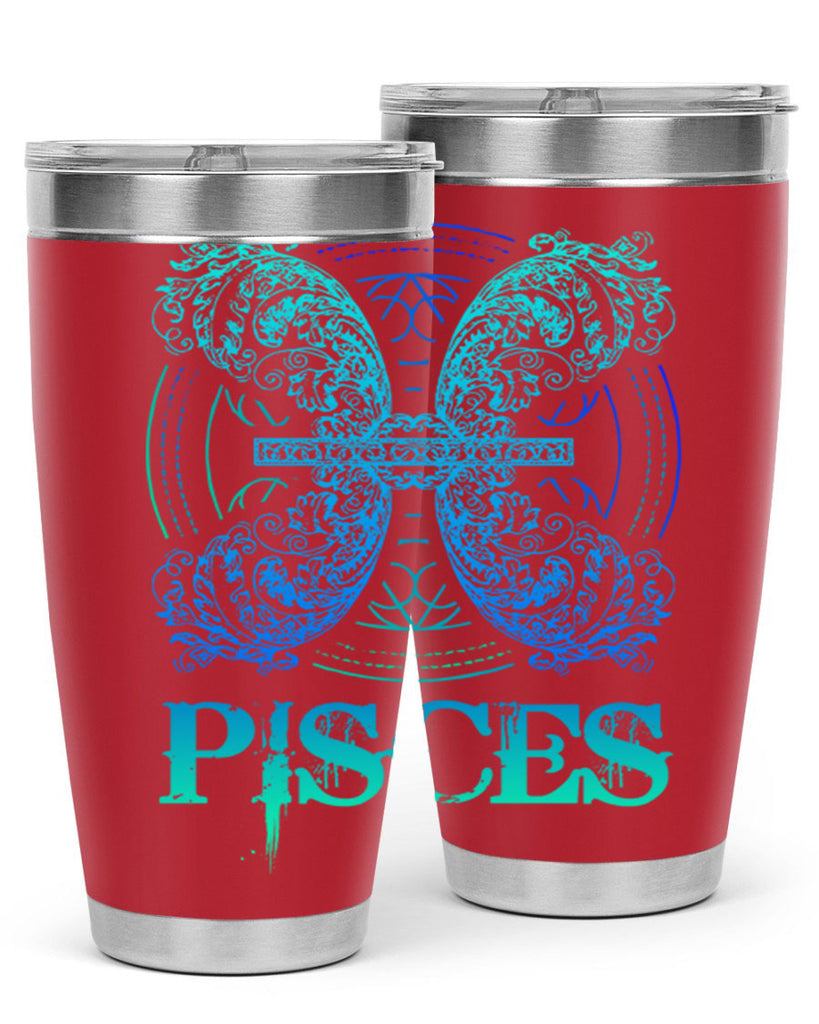 pisces Zodiac 381#- zodiac- Tumbler