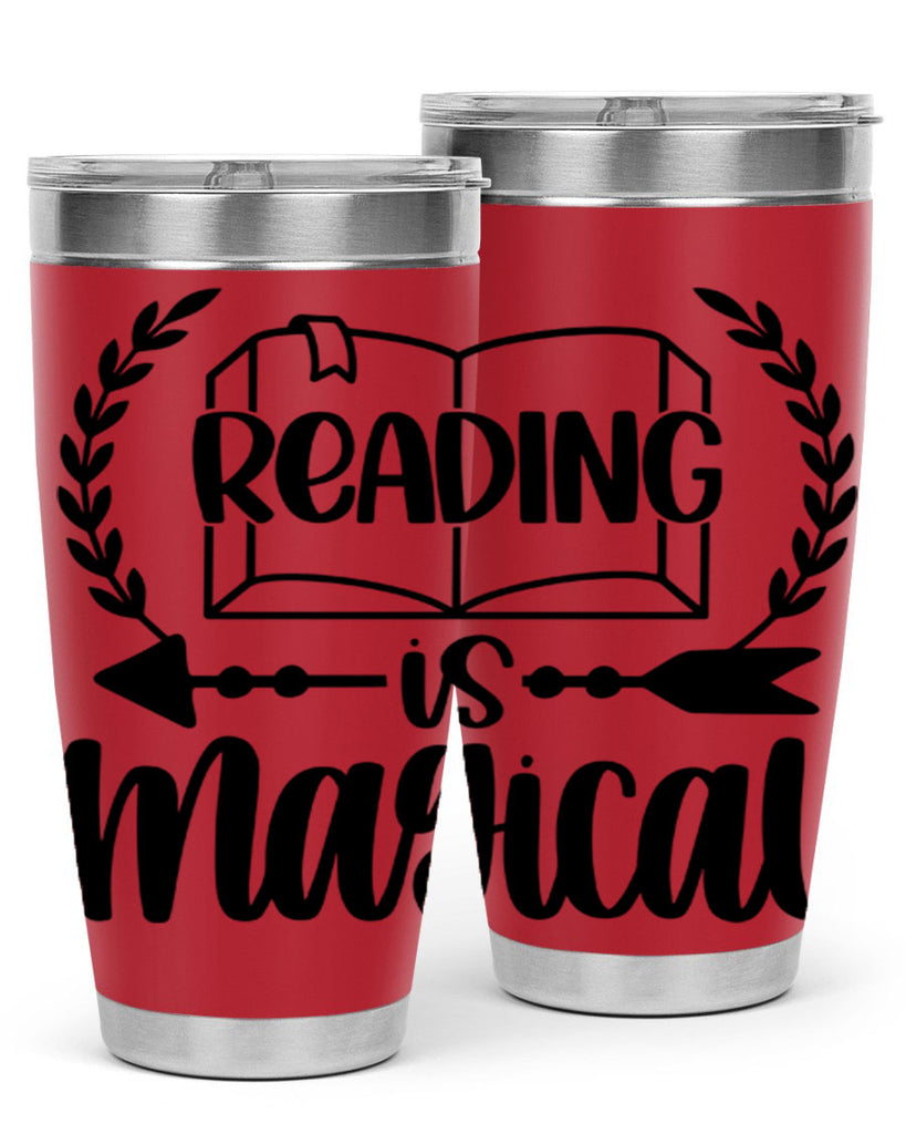 reading is magical 30#- reading- Tumbler