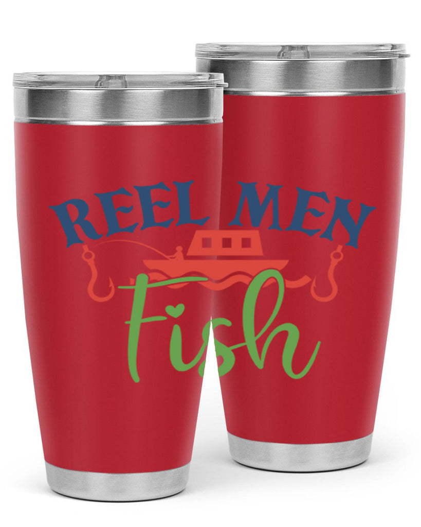 reel men fish 196#- fishing- Tumbler