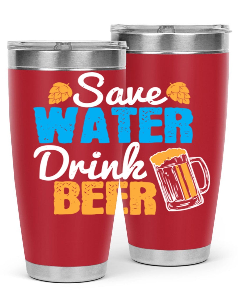 save water drink beer 12#- beer- Tumbler