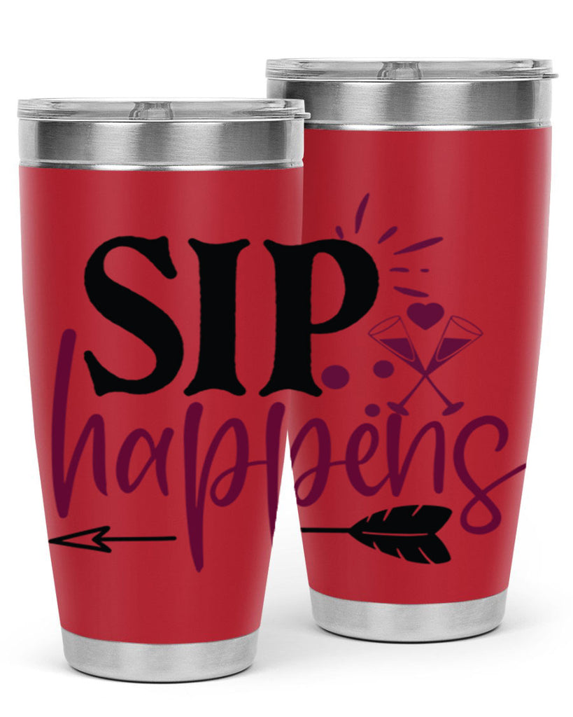 sip happens 164#- wine- Tumbler