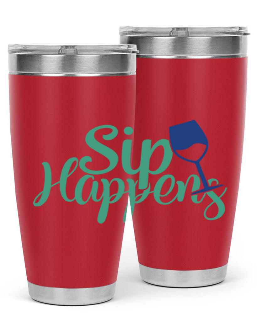 sip happens 166#- wine- Tumbler