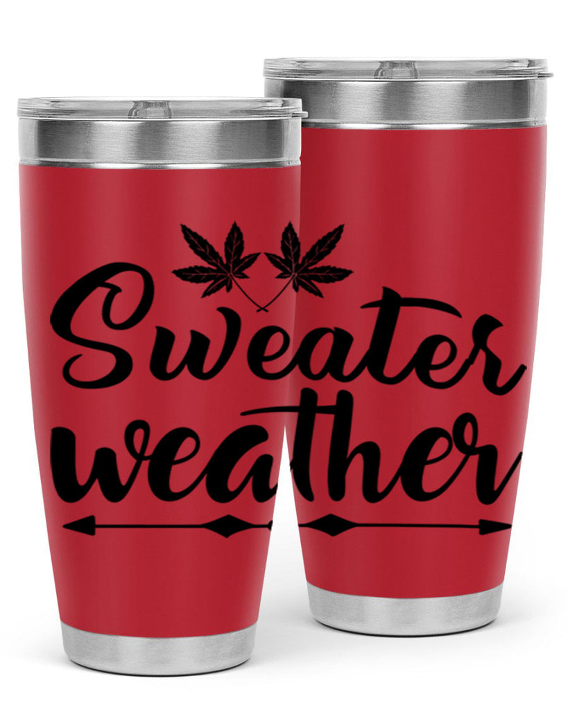 sweater weather 581#- fall- Tumbler