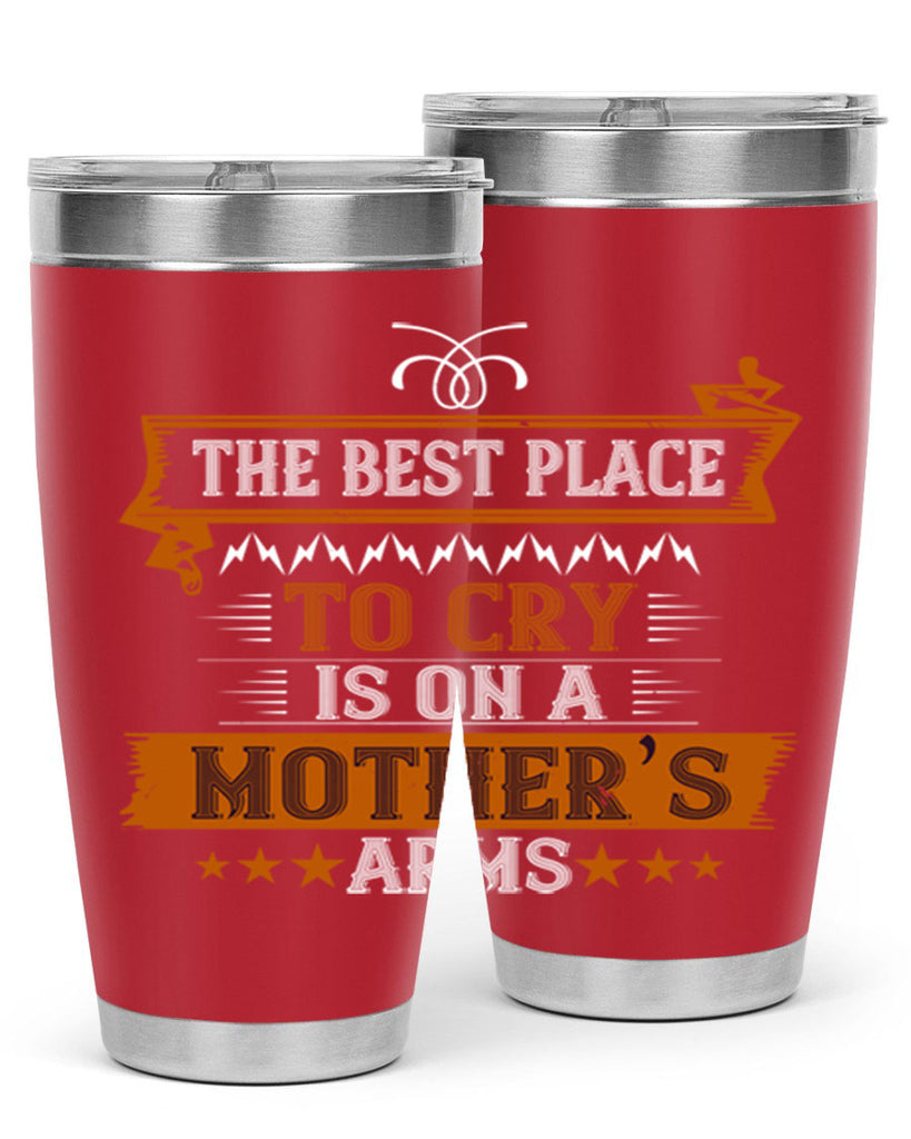 the best place to cry is on a mother’s 58#- mom- Tumbler