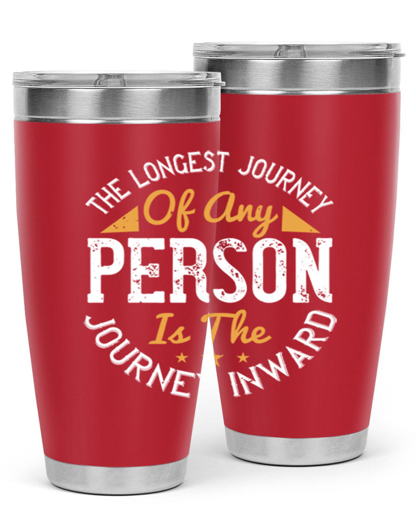 the longest journey of any person is the journey inward 60#- yoga- Tumbler