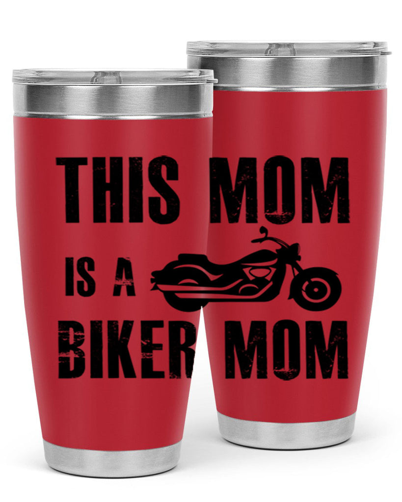 this mom is a biker mom 35#- mom- Tumbler