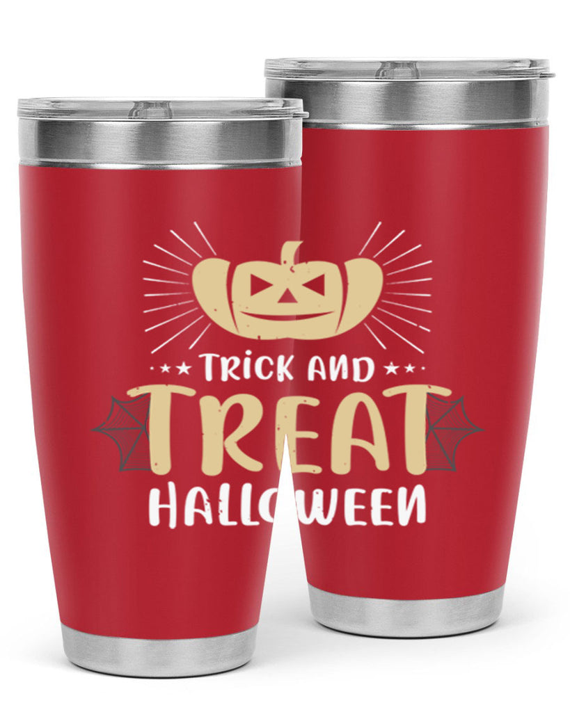 trick and treat halloween 125#- halloween- Tumbler