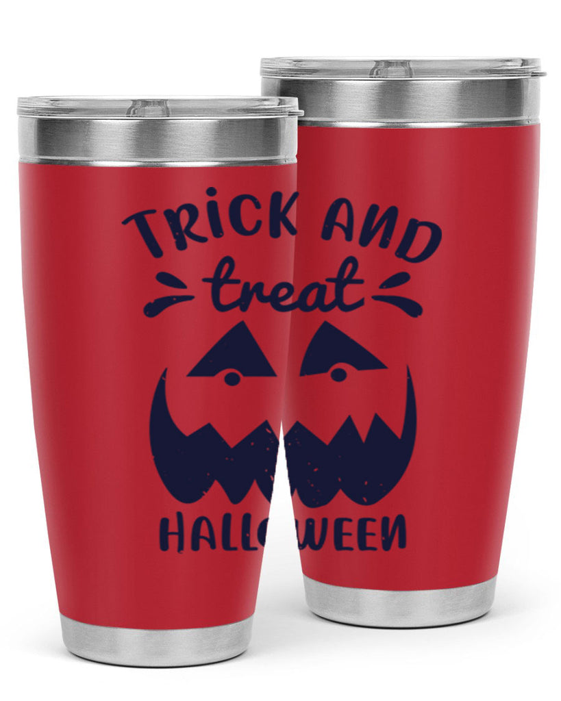 trick and treat halloween 126#- halloween- Tumbler