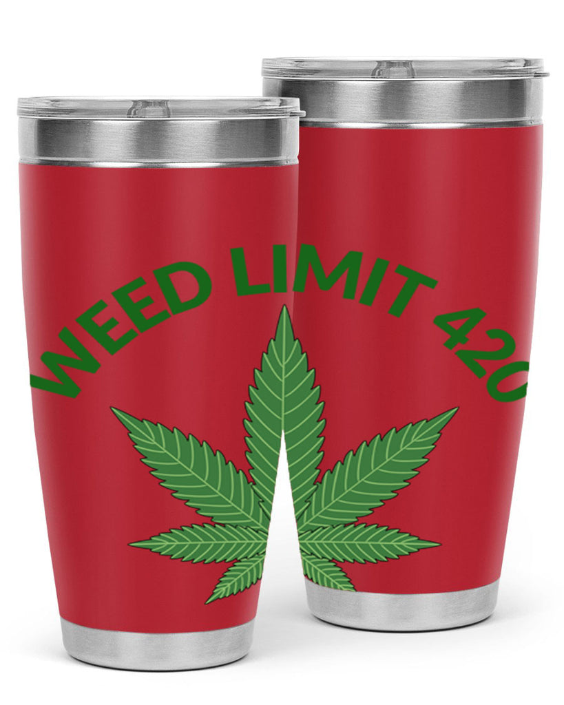 weed limit 420 sd 293#- marijuana- Tumbler