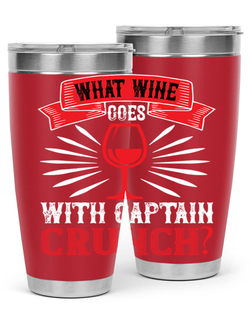 what wine goes with captain 10#- wine- Tumbler