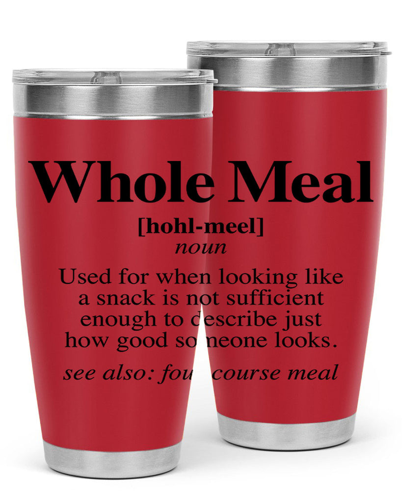 whole meal 10#- black words phrases- Cotton Tank