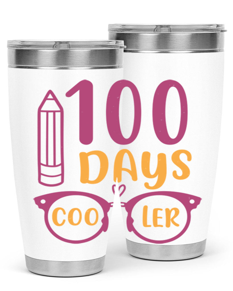 2 days cooler 42#- 100 days of school- Tumbler