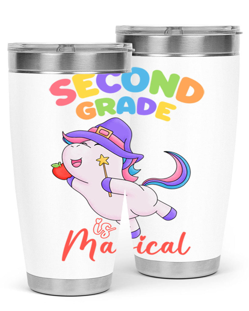 2nd Grade is Magical Unicorn 5#- second grade- Tumbler