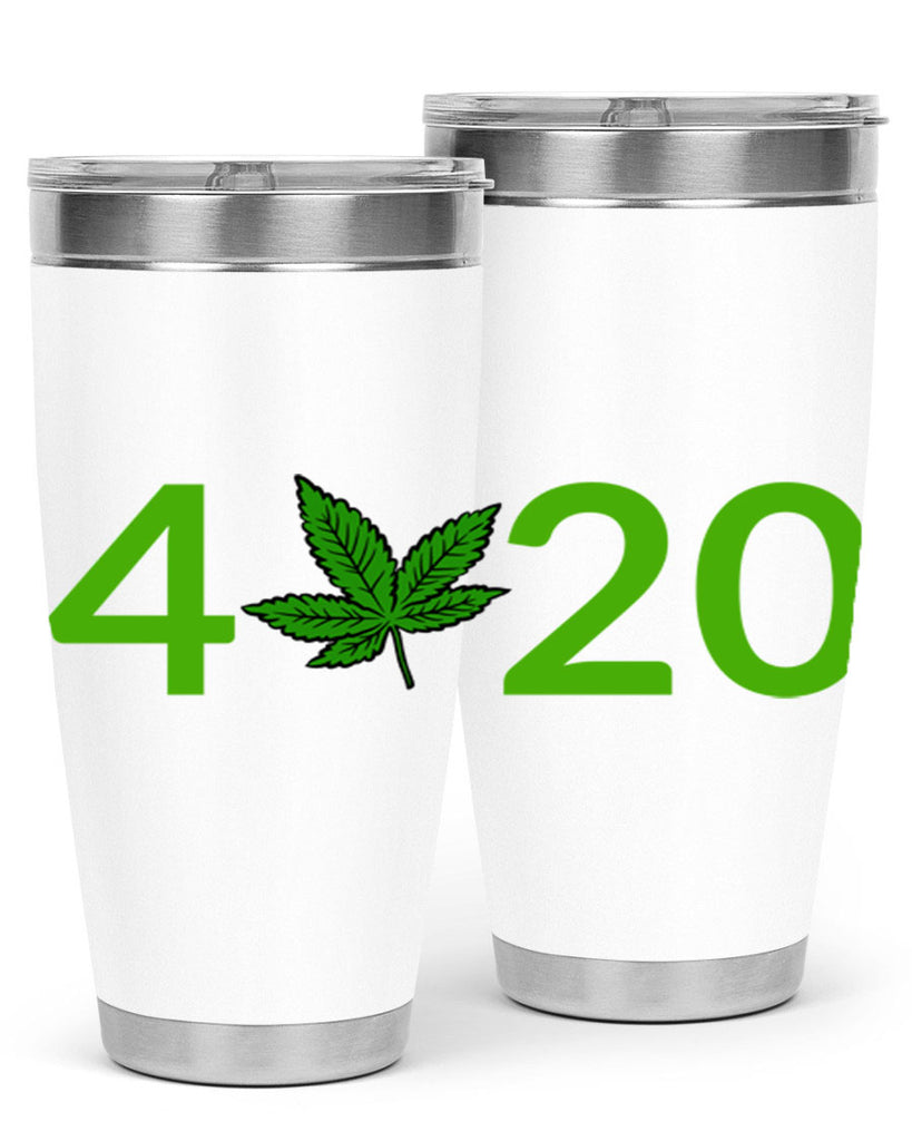 4 cannabis 20#- marijuana- Tumbler