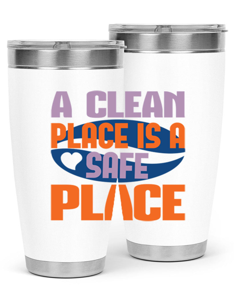 A clean place is a safe place Style 39#- cleaner- Cotton Tank