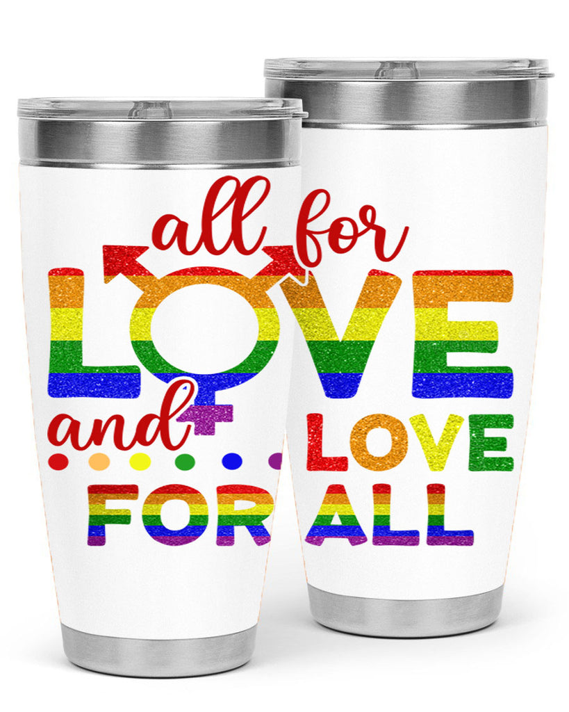 All For Love Love For All Lgbt Design 45#- lgbt- Tumbler