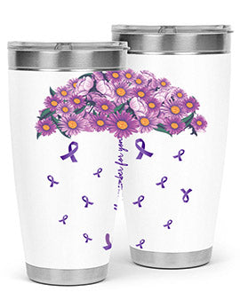 AlzheimerS Awareness Purple Umbrella 18#- alzheimers- Tumbler