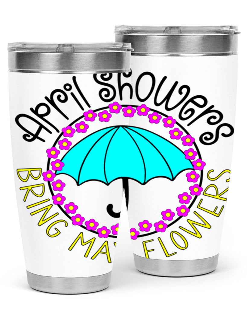 April showers21#- spring- Tumbler