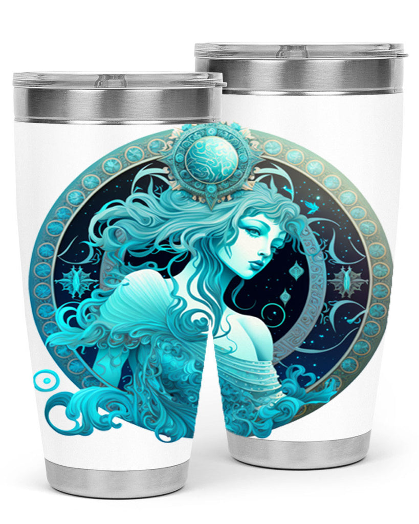 Aquarius 63#- zodiac- Tumbler