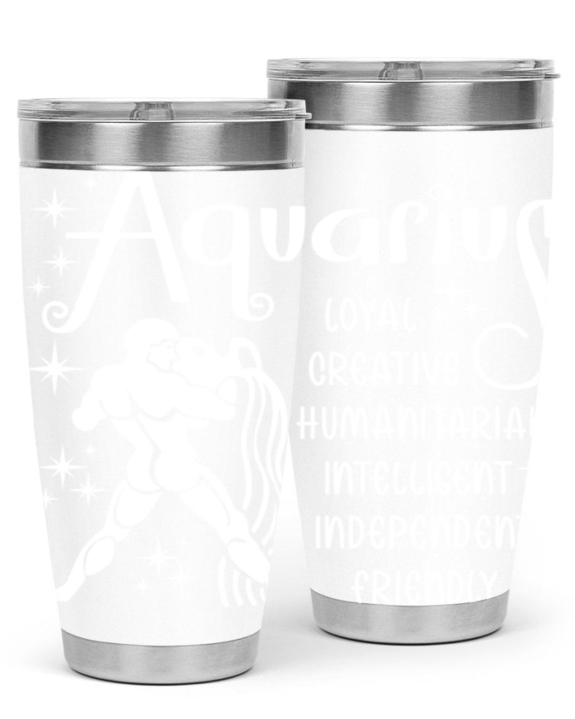 Aquarius 68#- zodiac- Tumbler