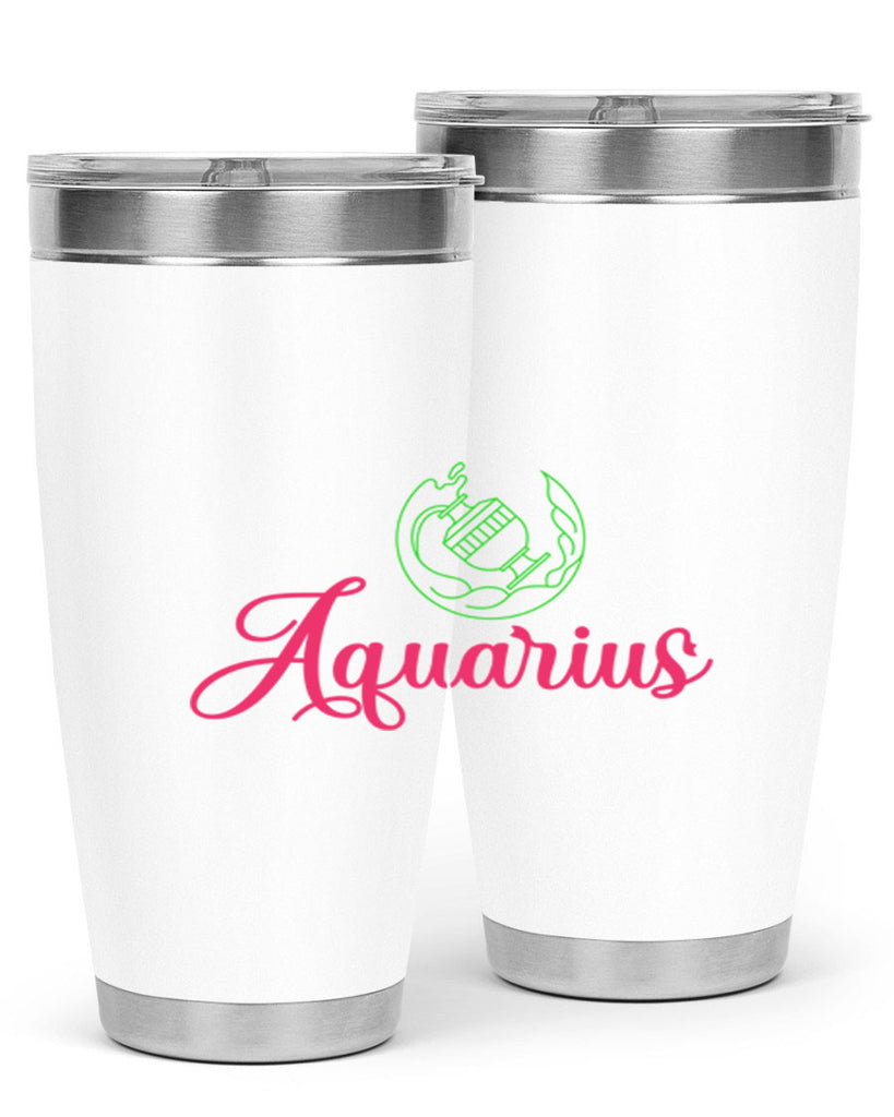 Aquarius 70#- zodiac- Tumbler