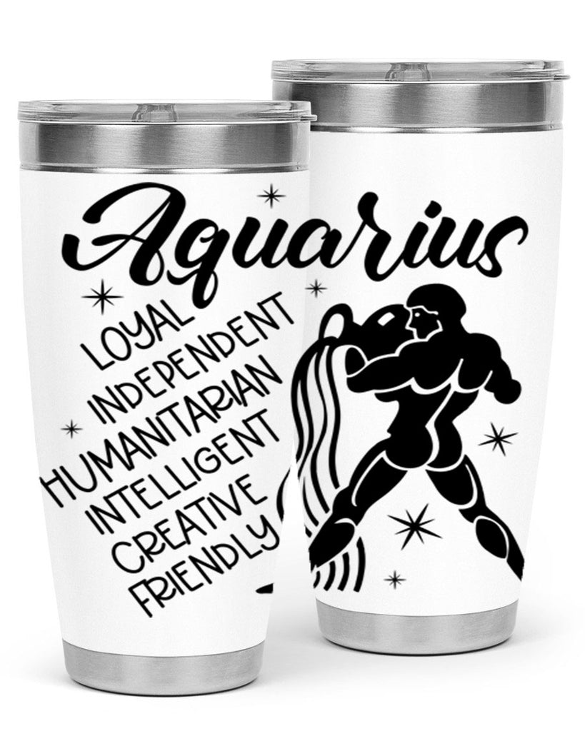 Aquarius 72#- zodiac- Tumbler