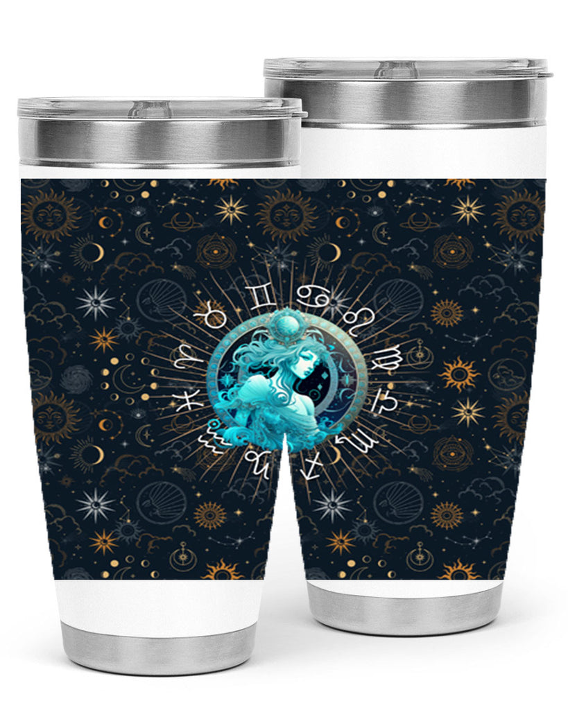 Aquarius Straight 66#- zodiac- Tumbler