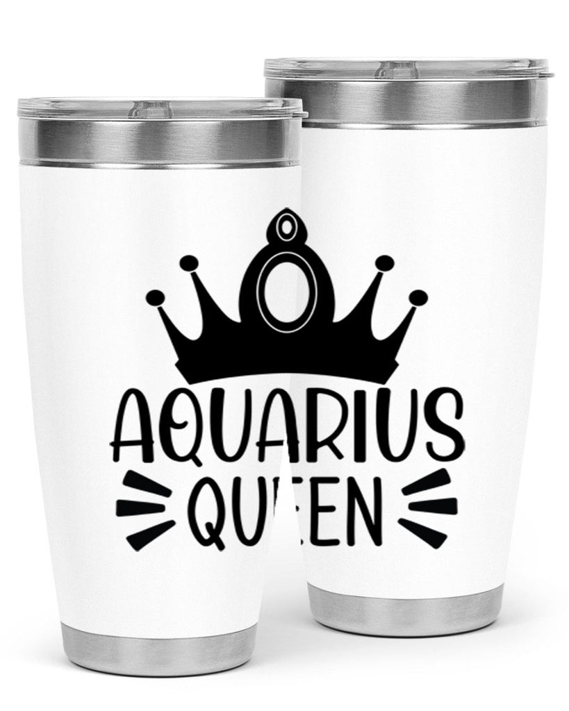 Aquarius queen 73#- zodiac- Tumbler